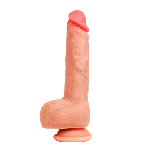 Телесный фаллоимитатор Дерзкий на присоске 16см Bior Toys Erowoman ER-30085