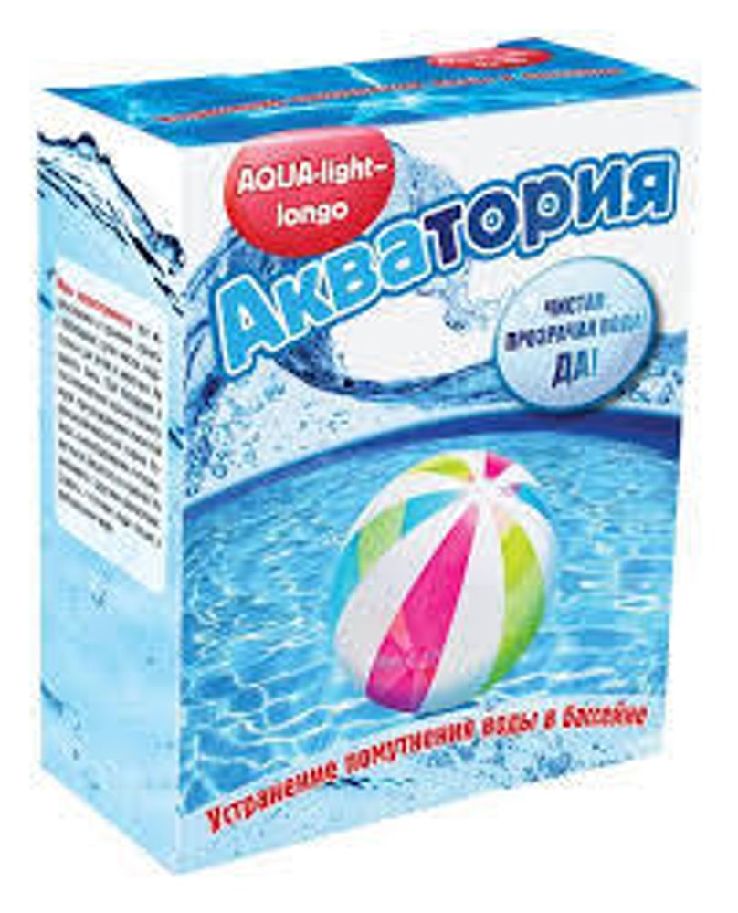 Акватория Aqua-light 500гр (125гр*4шт) д/устранения помутнения воды в бассейне 6201