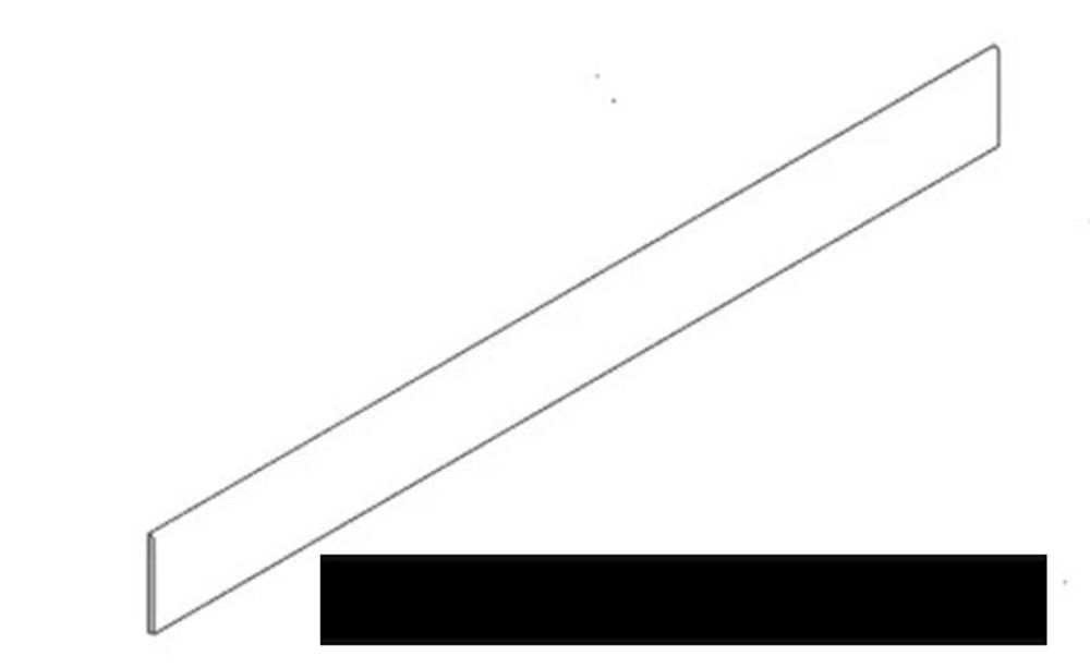 Плинтус BATTISC.ABSOLUTE BLACK 6MM LPP/RTT (97118)