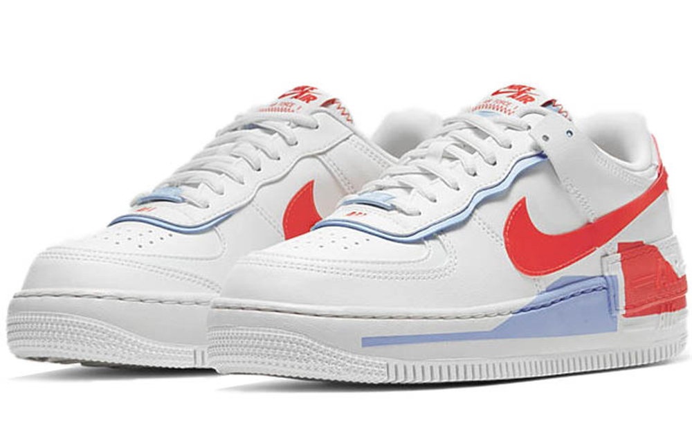 Кроссовки Nike Air Force 1 Shadow Se (Женская размерная сетка)