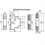 Реле контроля тока РТ-40У УХЛ4 три диапазона контр. токов: 0,1-1А, 0,5-5А и 2,5-25А, задержка до 20с 4640016934225