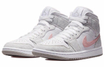 Кроссовки Jordan Air Jordan 1 Mid Se "Light Iron Ore" (Женская размерная сетка)