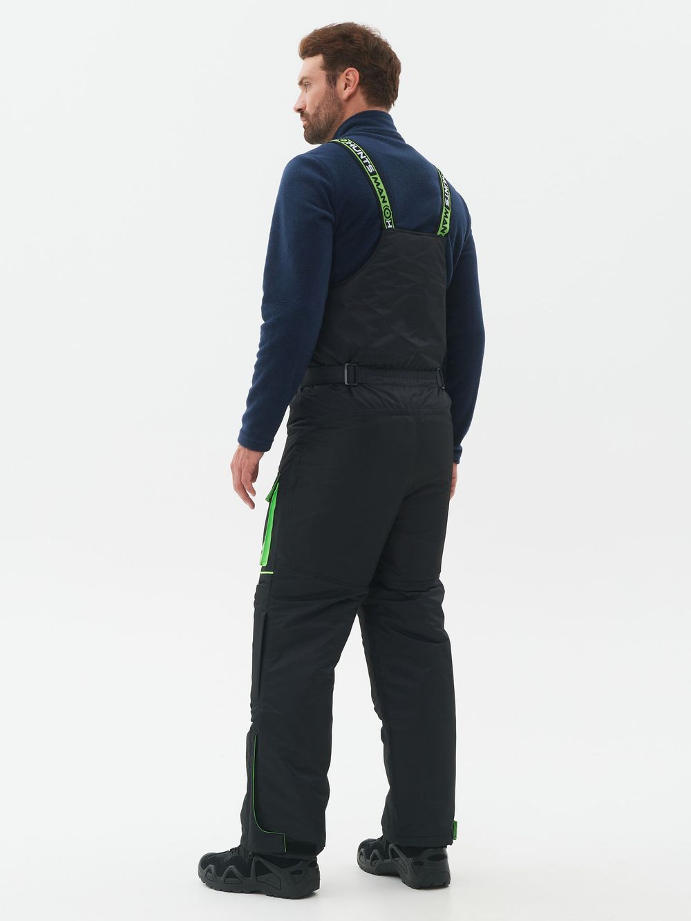 Костюм зимний Elbrus ткань Hit Membrane цвет Черный/Лайм
