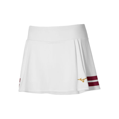 Женская теннисная юбка Mizuno Printed Flying Skirt Women - White