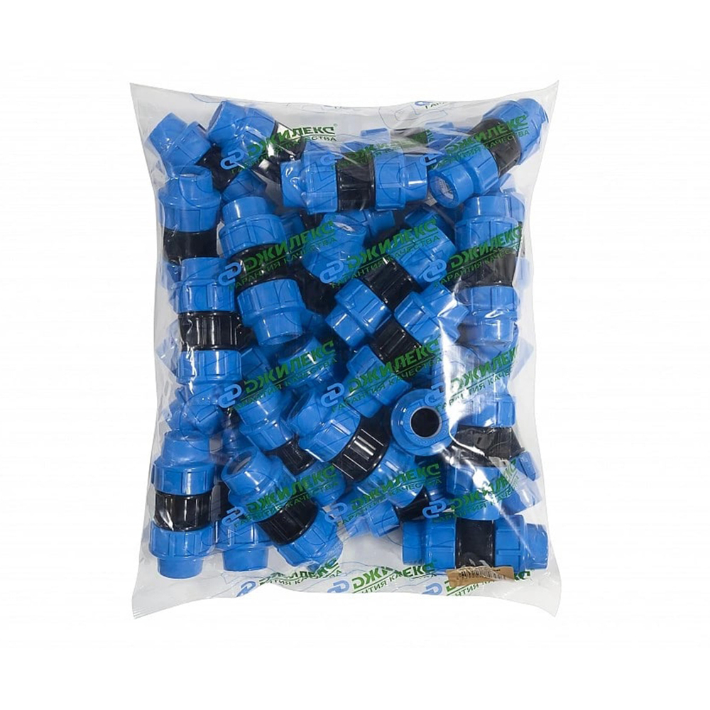 Муфта соединительная полипропиленовая Джилекс, с внутренней резьбой, 25 x 25 мм