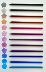 Карандаши цветные с ароматом розы Fine Line Maxi 24 цвета