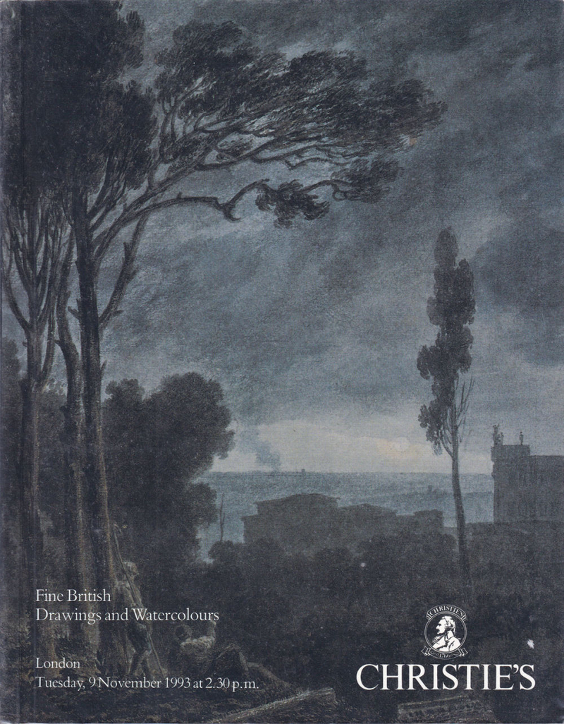 Каталог аукциона Christie’s, Лондон, Шедевры британской графики и акварели от 9 ноября 1993 года