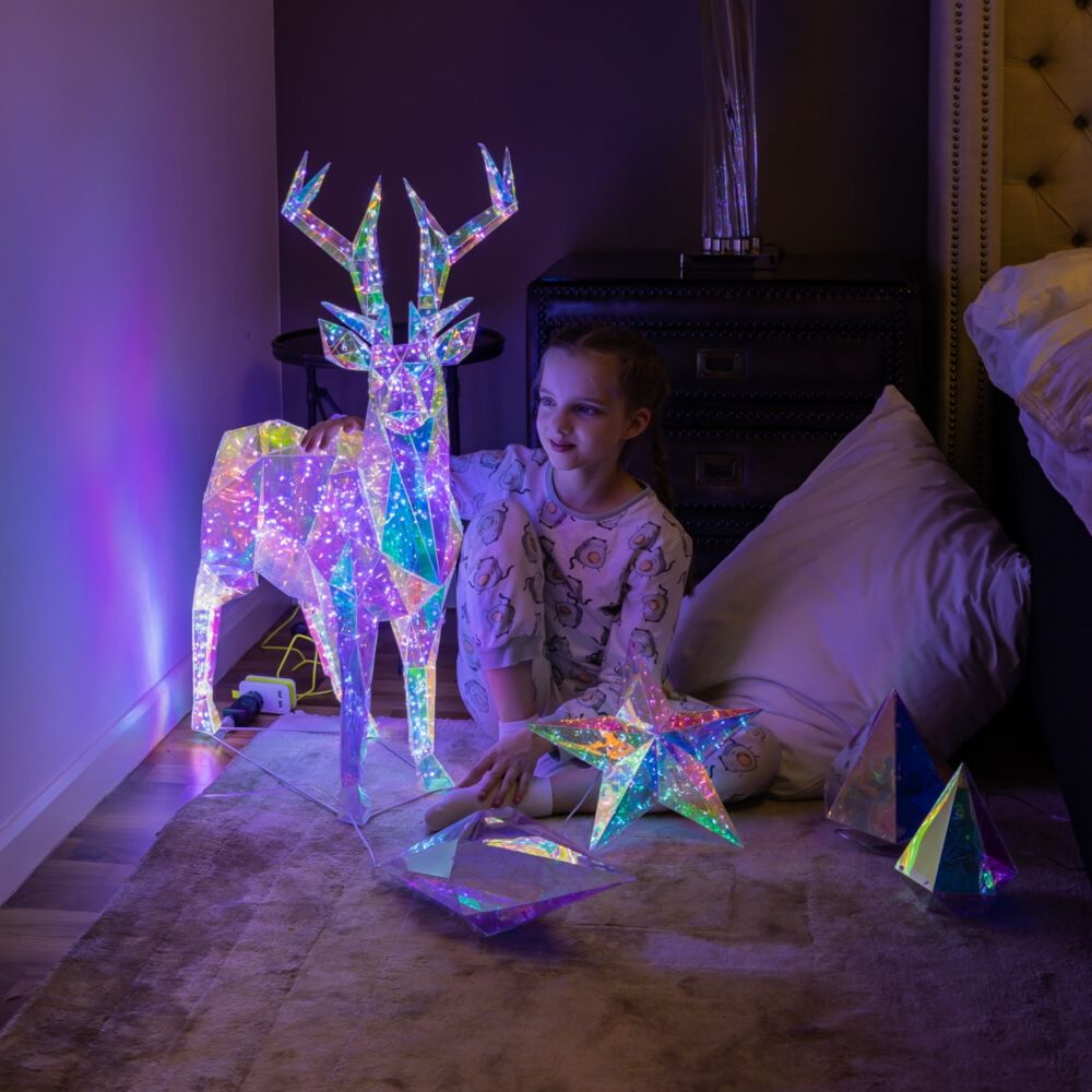 ULD-R501 220V DEER Светильник декоративный Олень. 500 светодиодов. Белый свет. Цвет корпуса радужный. TM Uniel