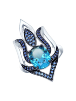 Кольцо 92011309 серебро 925° размер 17,5