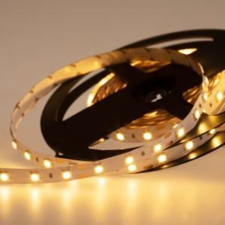 LED лента открытая, 10 мм, IP23, SMD 5050, 60 LED/m, 12 V, цвет свечения теплый белый