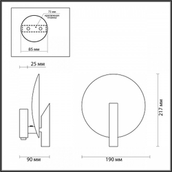 Бра Odeon Light 4230/1WL