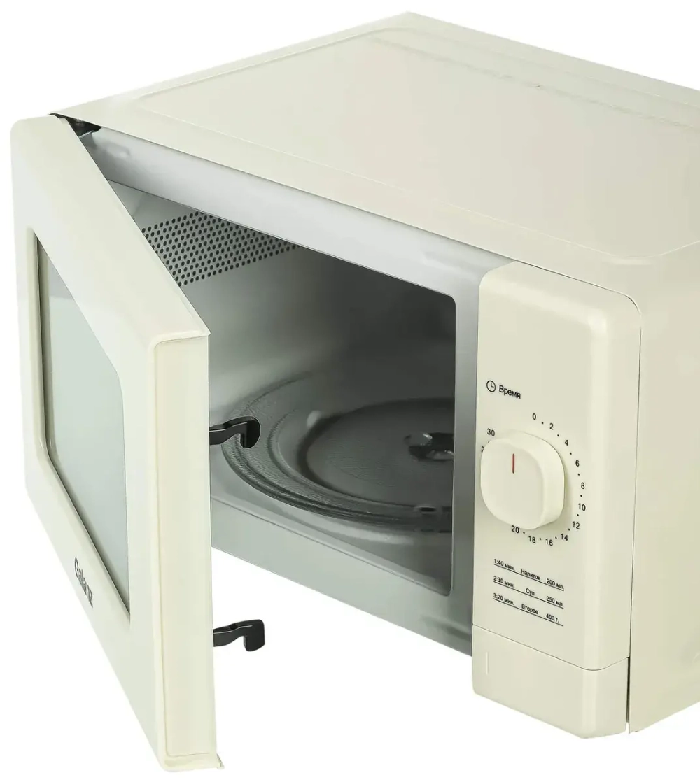 Микроволновая печь Galanz MOS-2008MBe 20 л, 700 Вт, бежевая, механическое упр