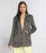 сатиновый пиджак monogram Karl Lagerfeld - черный(225W1406)