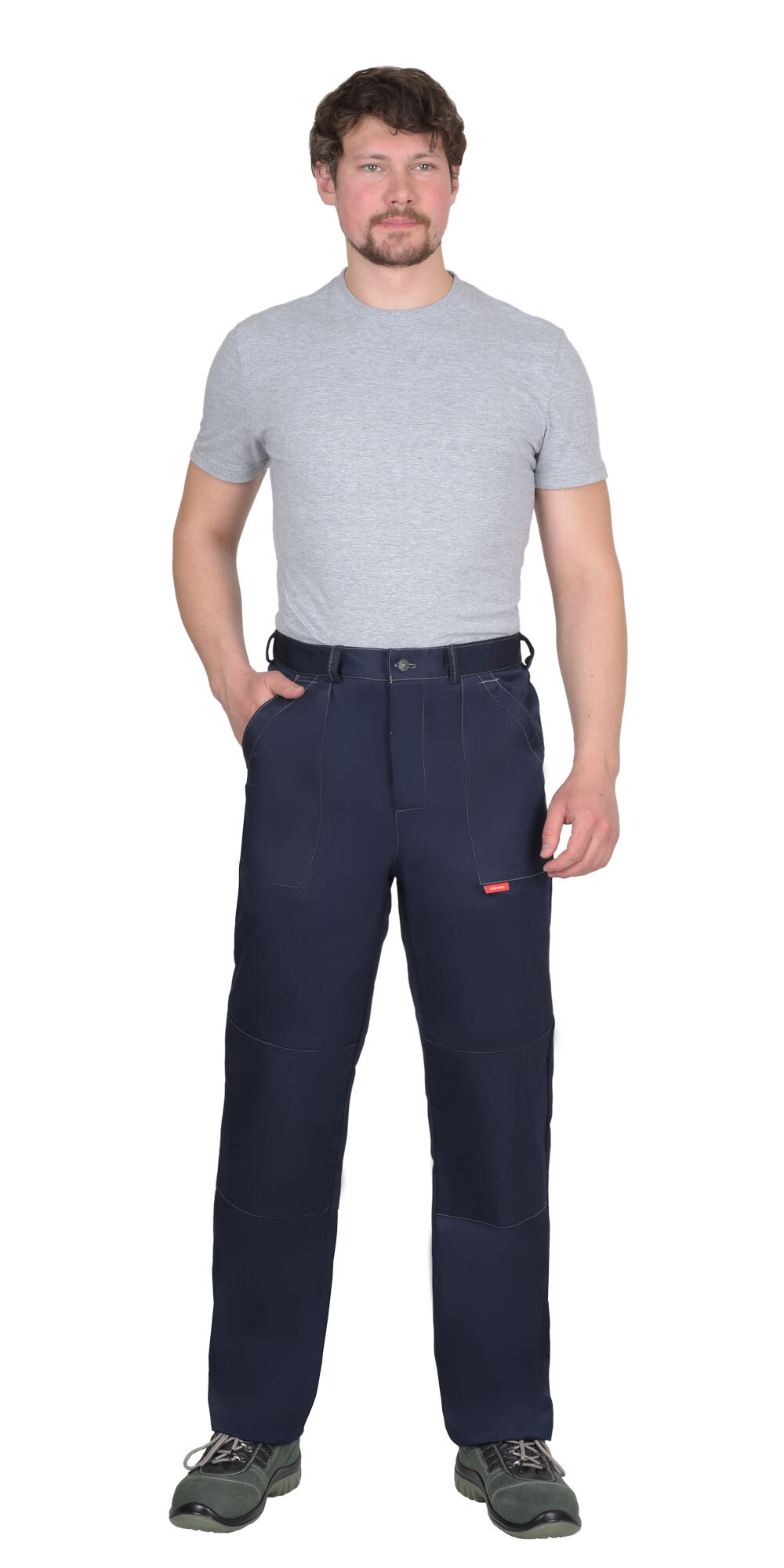 Костюм СИРИУС-СТАНДАРТ куртка, брюки т.синий с васильковым СОП 50 мм