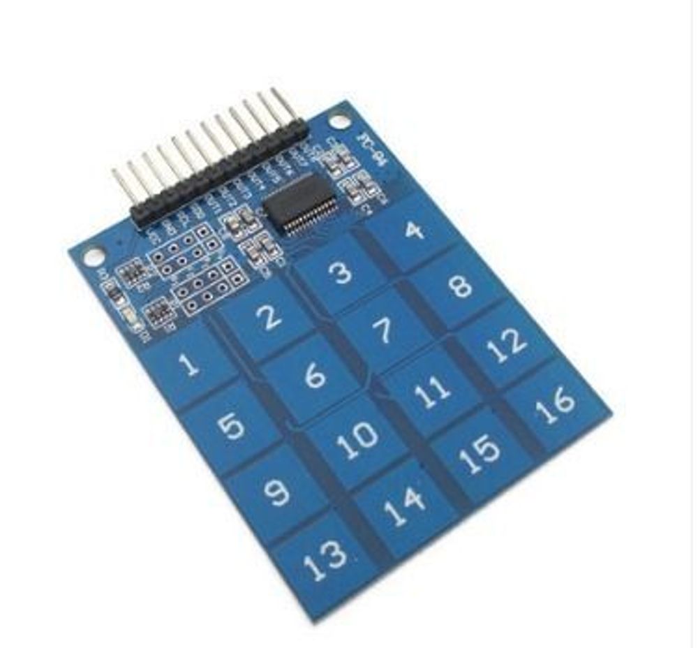 Модуль сенсорной клавиатуры TTP229 для Arduino, 16 кнопок