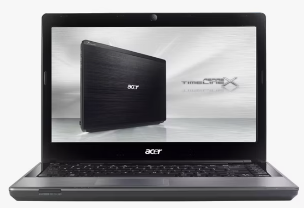 14" Уцененный Ноутбук Acer Aspire 4820T (1366x768, Intel Core i5-M450, RAM 4ГБ, SSD 128ГБ, Intel HD Graphics, Win 10 Pro)