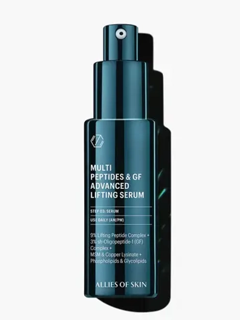Лифтинг- Сыворотка Allies Of Skin Multi Peptides & GF Advanced Lifting Serum 30 ml