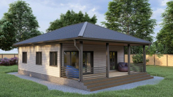 Проект Дома 75 кв. м К-45