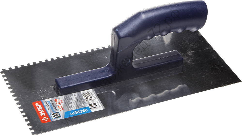 ЗУБР 30х280 мм, зуб 4х4 мм, Штукатурная гладилка, ПРОФЕССИОНАЛ (0804-04)