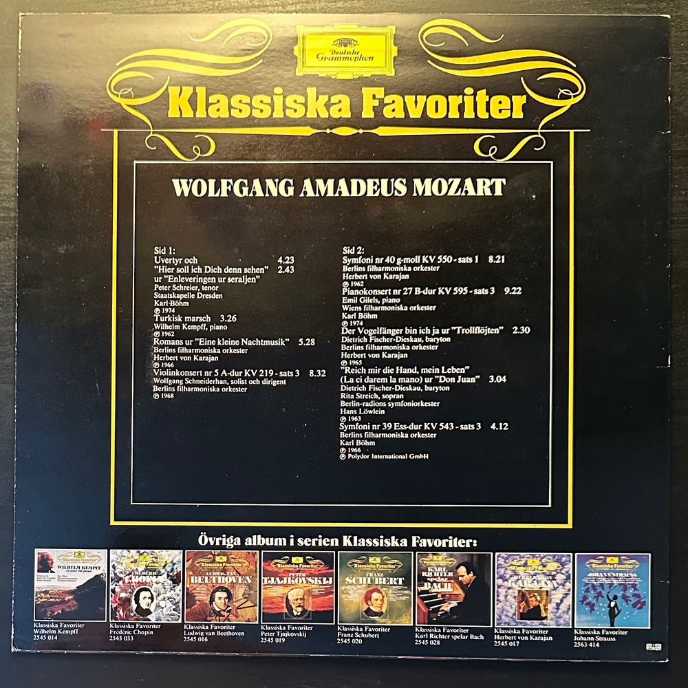 Моцарт ‎– Любимая классика (Германия)