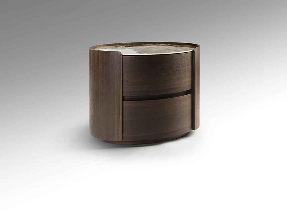 Enoc Прикроватная тумбочка темный дуб