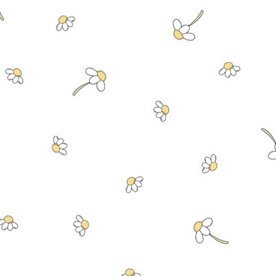 паттерн с ромашками