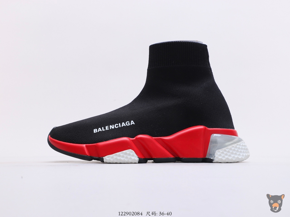 Кроссовки Speed Knit Mid Black/Red