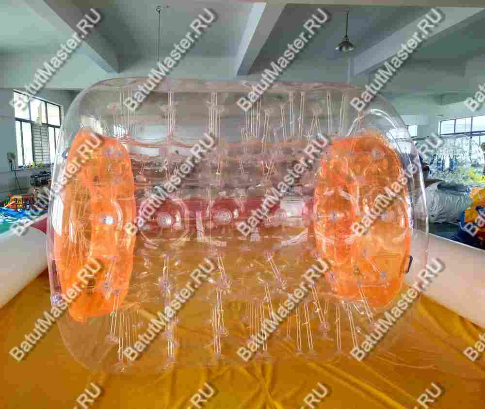 Аттракцион Водный роллер (Гидророллер) "Солнце" ПВХ, 2*1.8*1.8 м