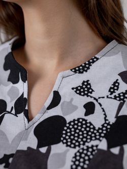 C-351 Туника из хлопка рукав 3/4