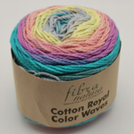 Пряжа для вязания COTTON ROYAL COLOR WAVES (22-07) FIBRA NATURA