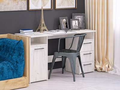 Стол письменный/компьютерный Фронда-9 с тумбой и ящиком