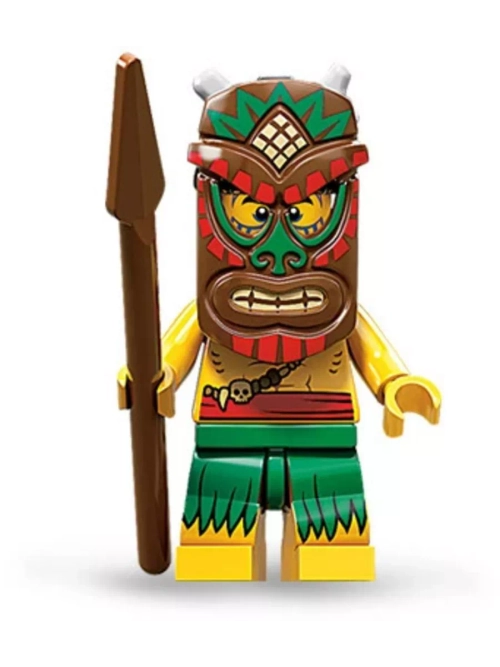 Минифигурки LEGO Minifigures 11 серия Воин туземец