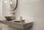 Atlas Concorde 3D Wall Plaster Combed White 50x120