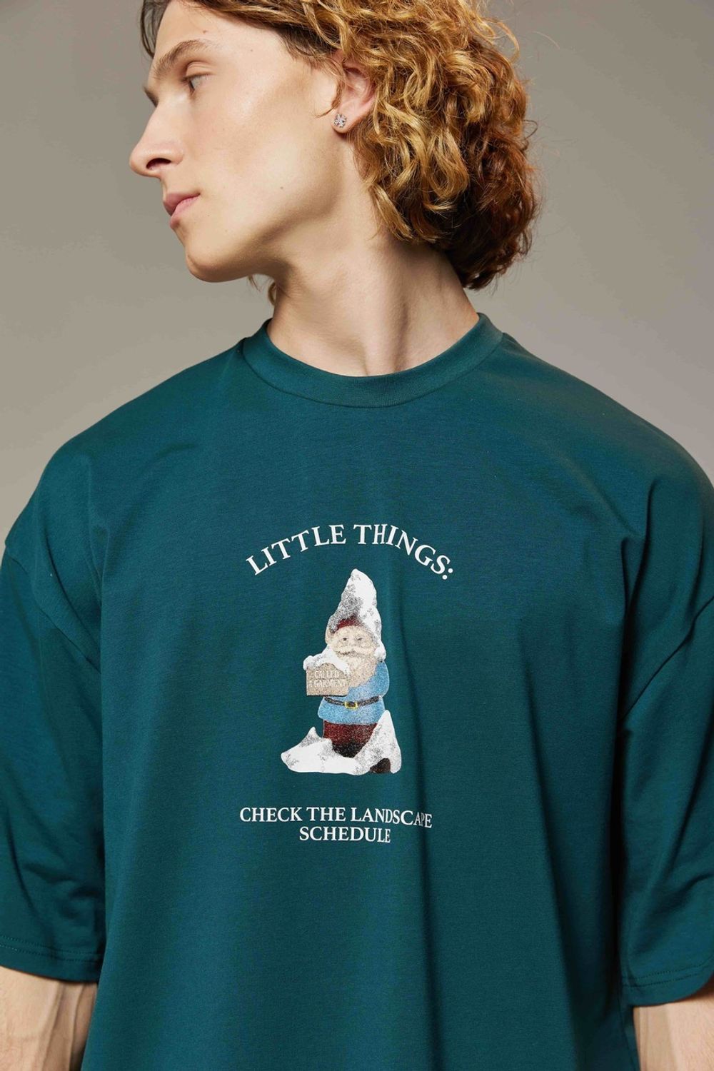 Футболка Called a Garment Landscape Изумрудная