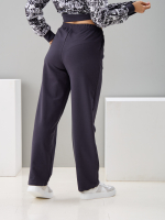 Костюм с брюками КБ-184/белый-антрацитгазета