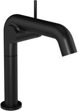 Смеситель для раковины STWORKI Лунд S25010BK матовый черный