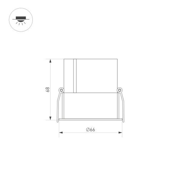 Светильник Downlight Arlight 035465