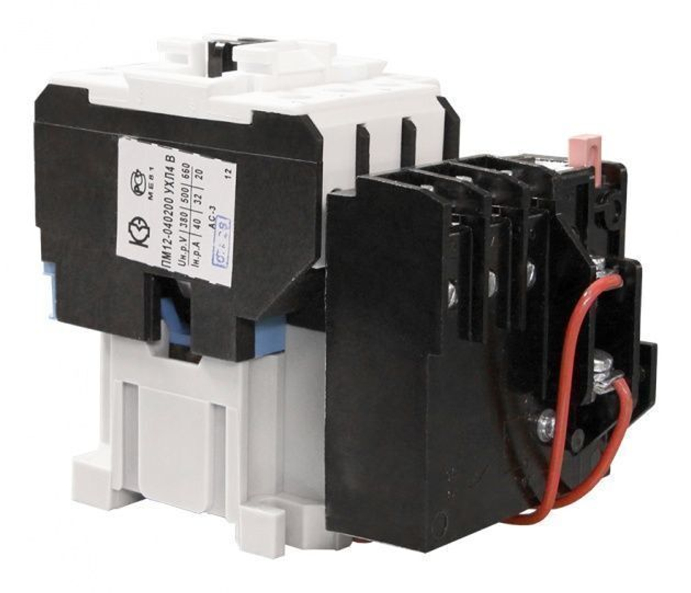 Пускатель электромагнитный ПМ12-040200 УХЛ4 В, 220В, (3з+2р), РТТ-121 40А Электротехник