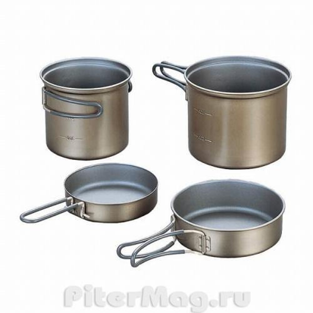 Evernew Ti Non-Stick Deep Pot Set ML [eca405]