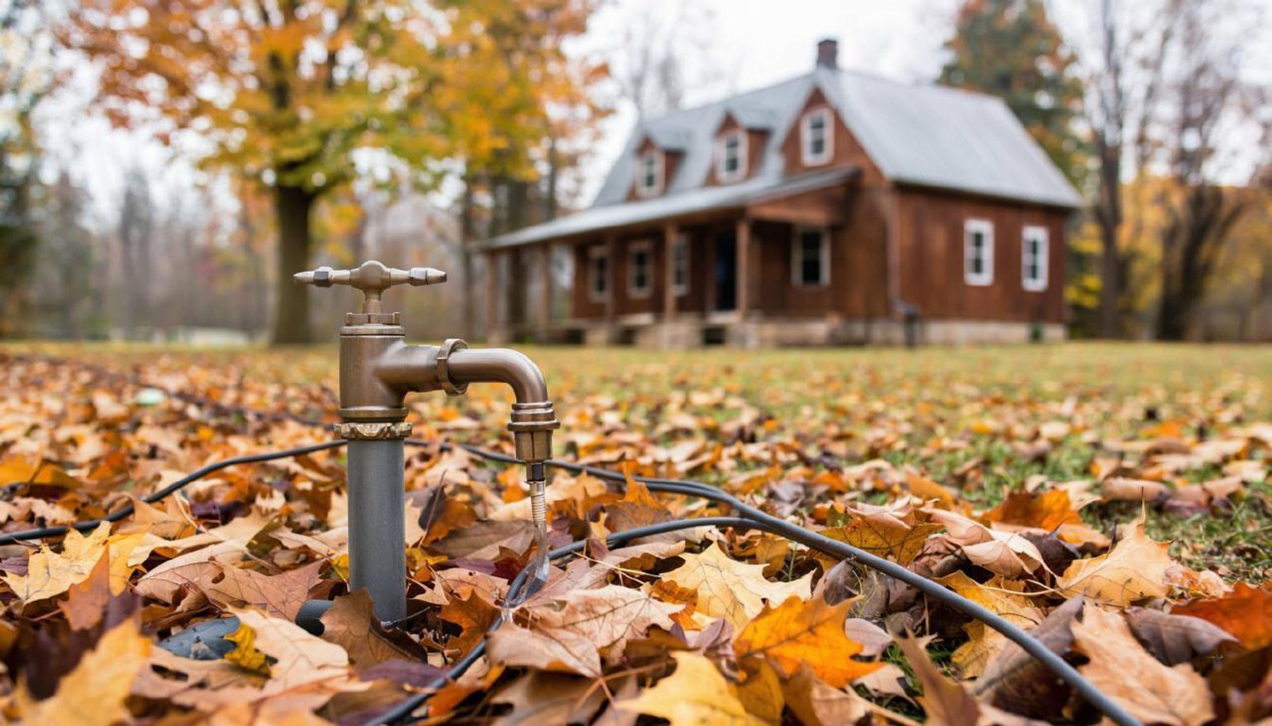 Консервация дачи на зиму: емкости для слива воды и защита систем