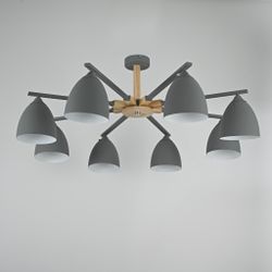 Потолочная Люстра Noa 8 Gray By Imperiumloft