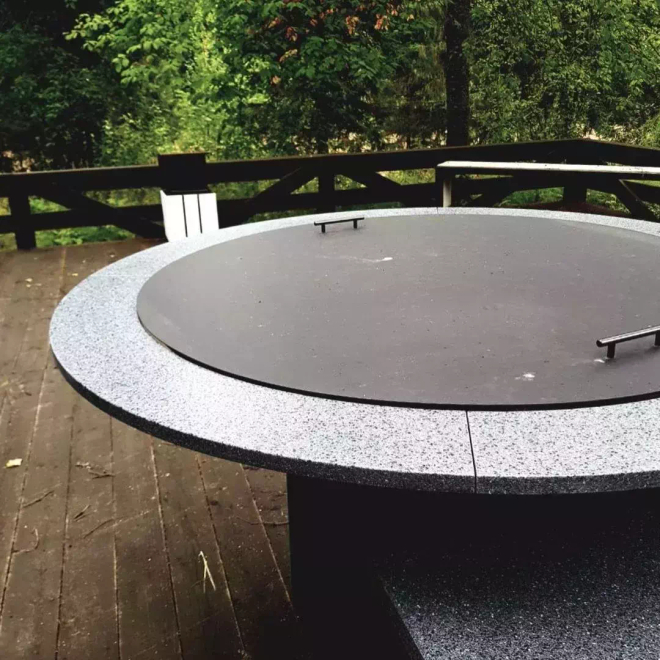 Стол-обод 1000, искусств. камень (Elbrus Grill)