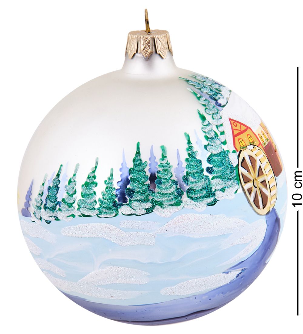 Элита НФШ-1664/2 Ел.украшение Шар «Водяная мельница» 100 мм