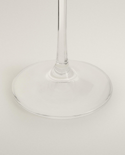 Zara Home рюмка из стекла, цвет серебристый, 22.3 см