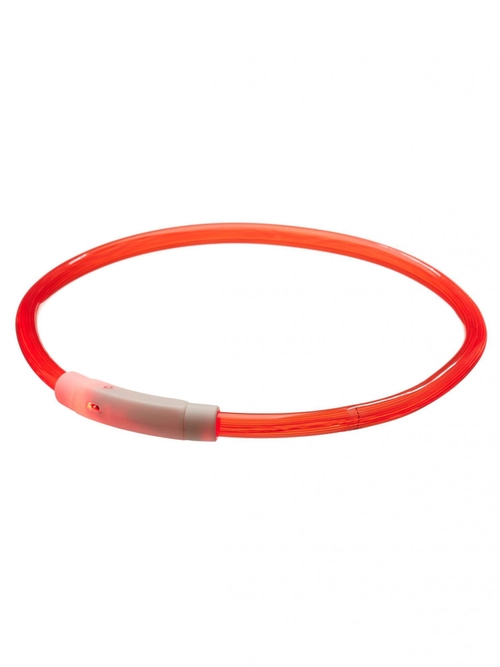 Petsona светодиодный ошейник для собак, USB, красный