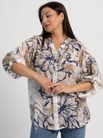Блуза Лесная Фея (бежево-коричневая) Б16095-18М LT Collection