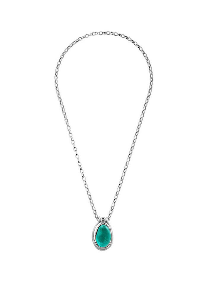 Колье Ciclon ÁGATA TURQUESA B232826-12 G/S