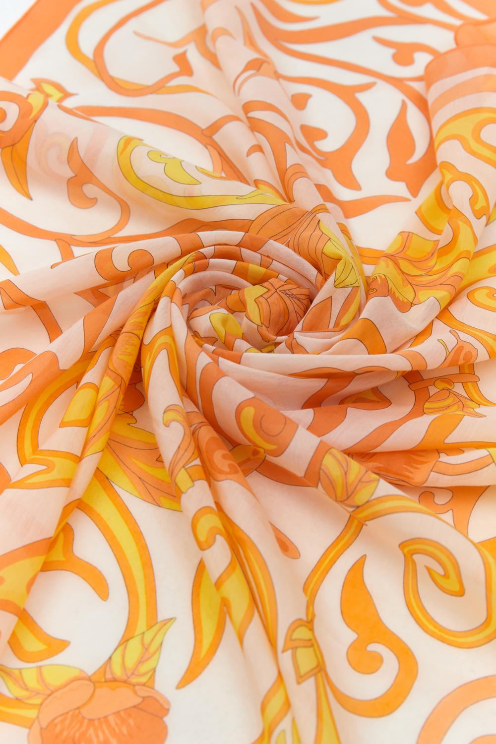 ПЛАТОК шелк-хлопок | 100х100 | 240-02