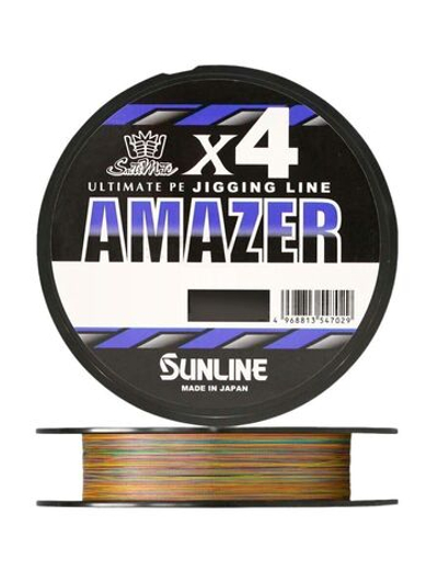 Плетеный шнур для рыбалки SUNLINE AMAZER X8 200m #2/38LB
