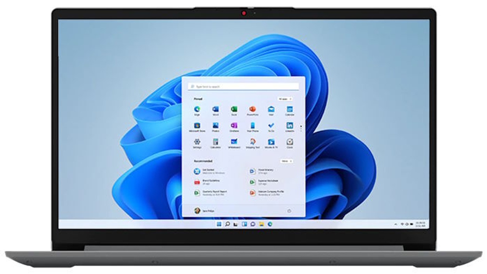 Ноутбук  Lenovo IdeaPad 1 15IAU7 15.6 ", Core i5, 8 Гб RAM, 256 Гб SSD, Iris Xe Graphics, Серый